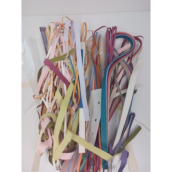 Lot‎ Of Quilling paper strips Quill Art- Red/Green/Blue/White/Purple By Gini - Picture 4 of 8